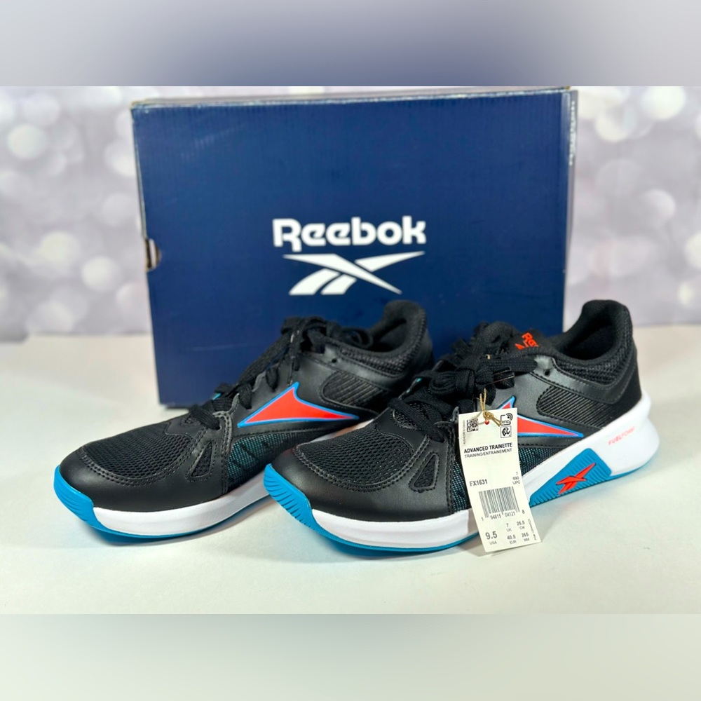 Reebok Advanced black fx1631 Women shoes size 9.5 New in Box